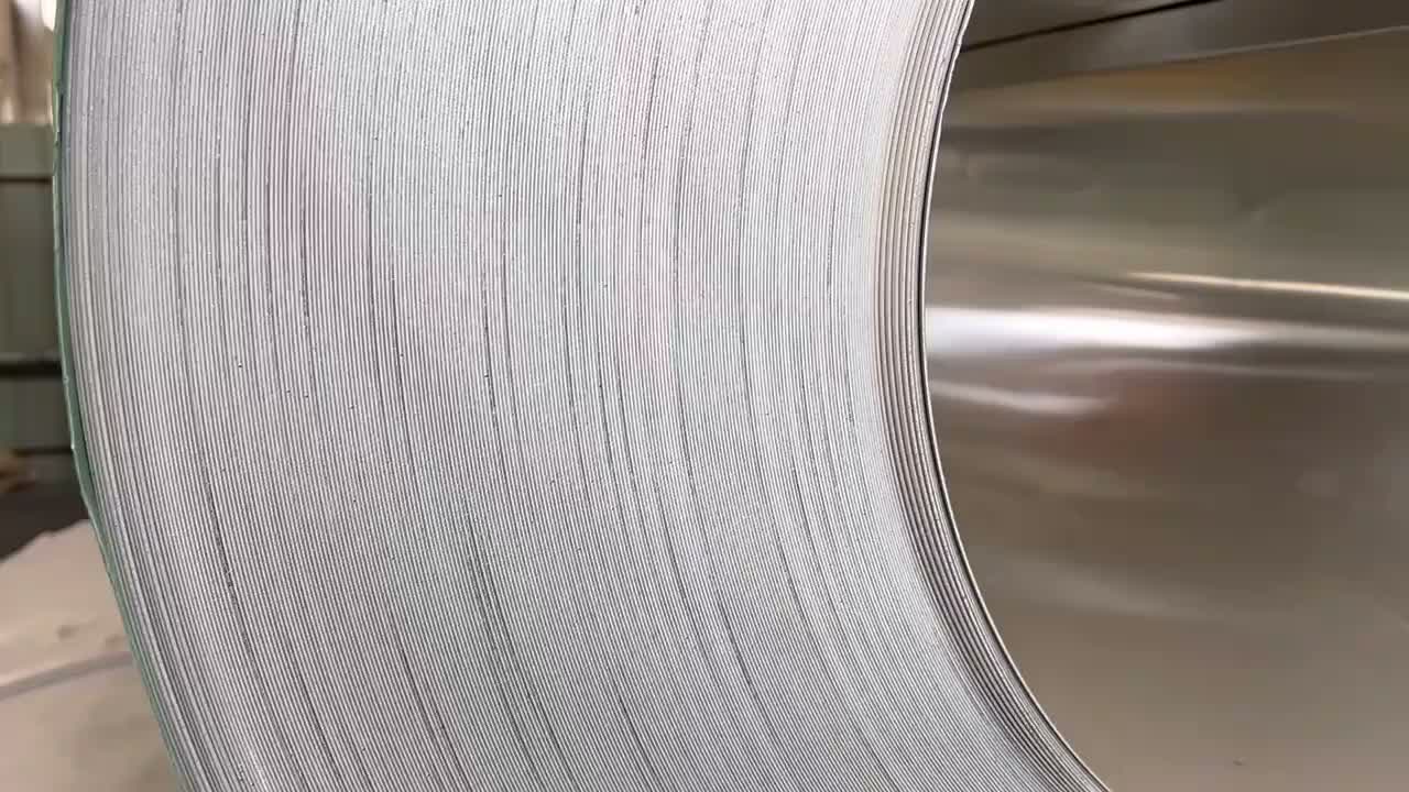 不锈钢卷板仓储展示