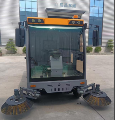 扫地车工作场景示意图