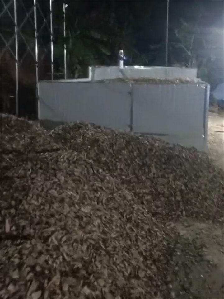 药材烘干机工作示意图