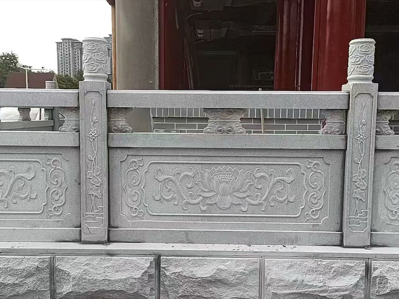 石栏杆细节展示