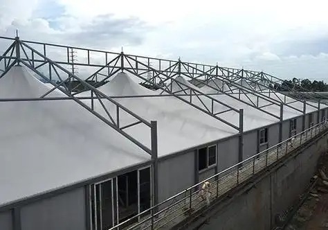 膜结构施工细节展示