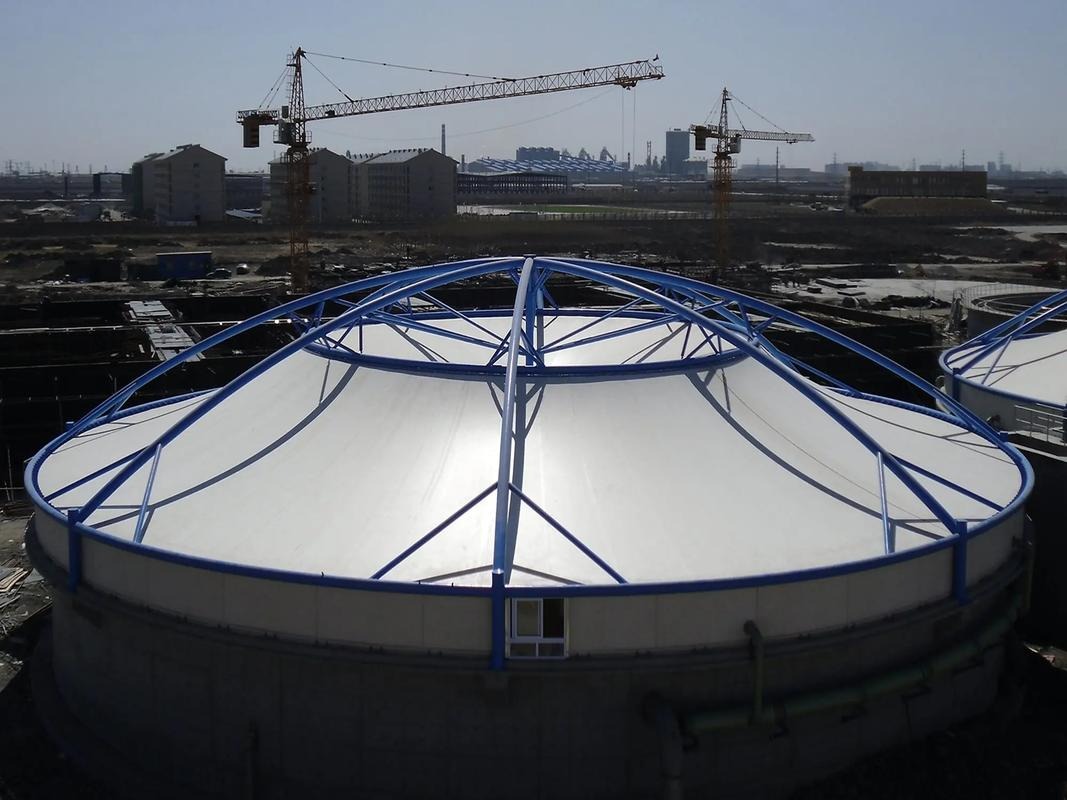 污水池膜结构加盖工程示例