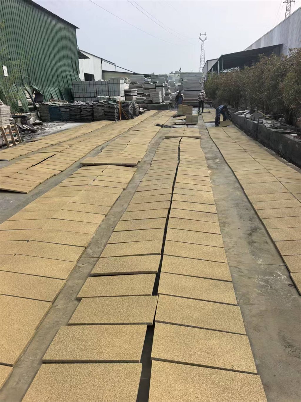花岗岩仿古老石板展示