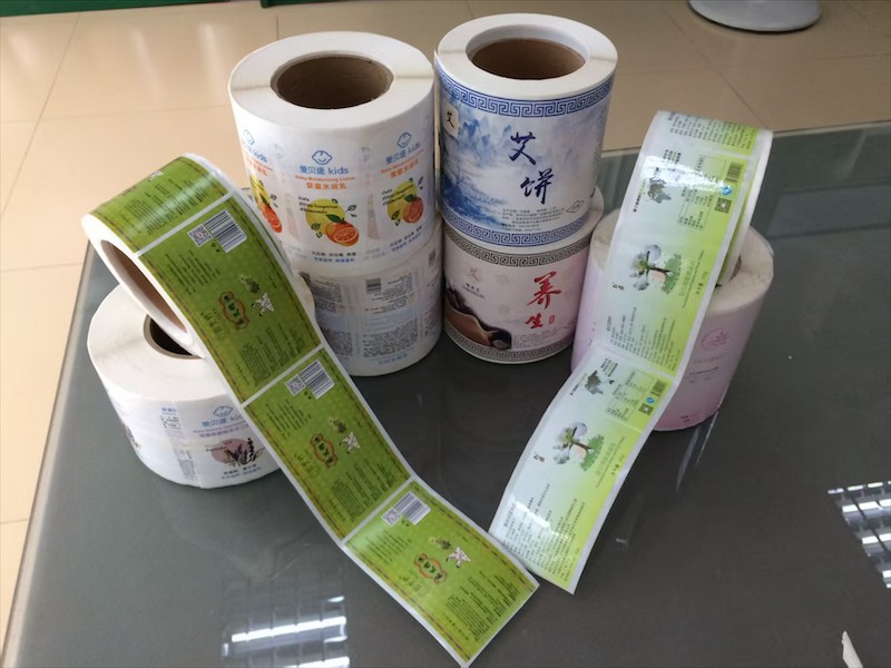 不干胶标签产品展示